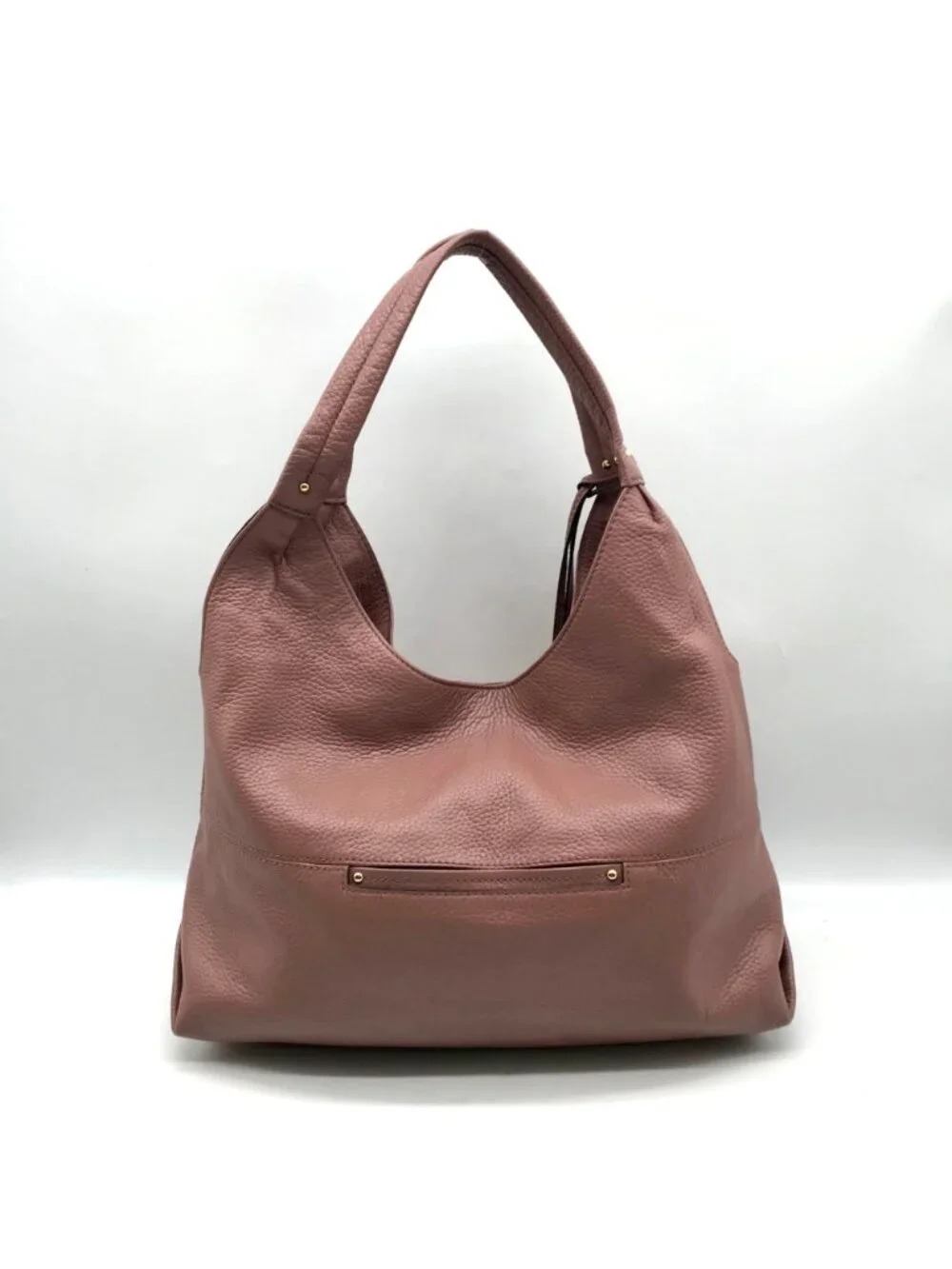 Michael Kors Mauve Pebbled Leather Austin Hobo Bag